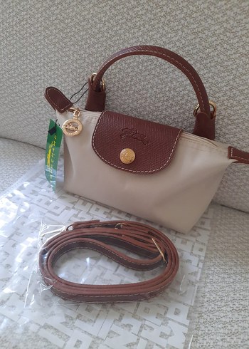 Mini Longchamp krem Xs