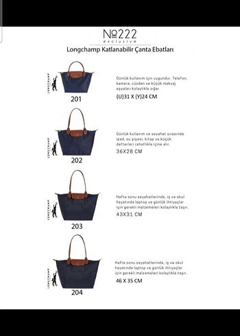 Beden kahverengi Renk Longchamp Le Pliage Large 203