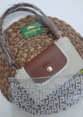 Longchamp Longchamp medium Le Pliage krem