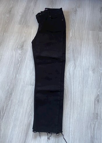 Diğer Siyah Kadın Denim mom Pantolon