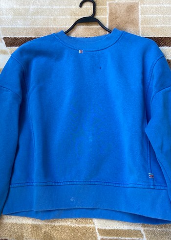 LC Waikiki Kadın Mavi Salaş Sweatshirt