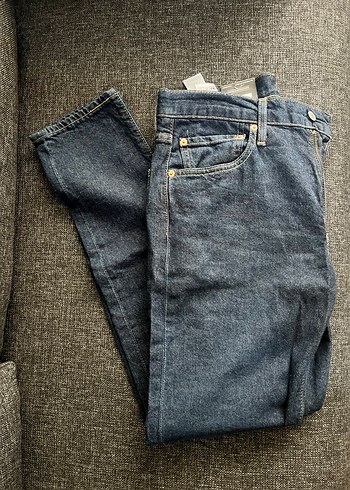 Levis 512 Erkek 32 32 Koyu Mavi Denim Jean