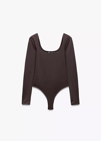Kadın Uzun Kollu Body zara