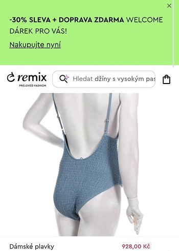 Mavi Örgü Detaylı Kadın Mayo - Görsel 2