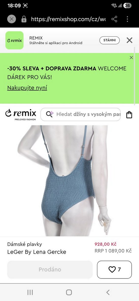 Mavi Örgü Detaylı Kadın Mayo - Görsel 2