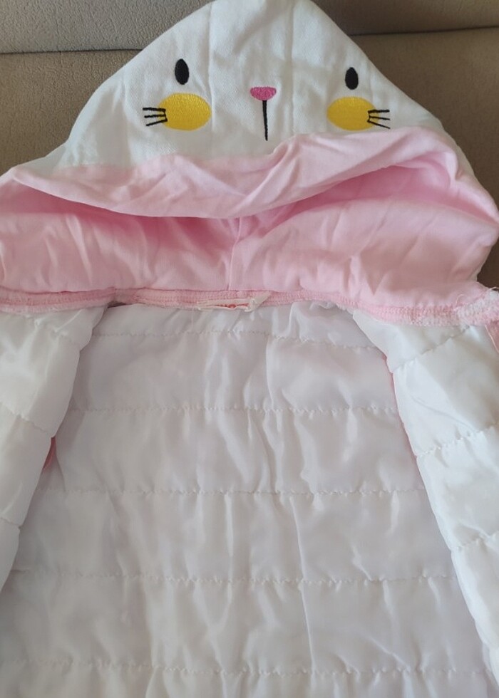 Kız bebek yelek - Görsel 3