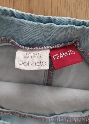 5 Yaş Beden Kız Çocuk Mavi Denim Askılı Elbise