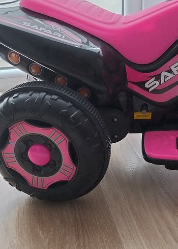 Pembe Safari ATV Elektrikli Binici Araba - Görsel 3
