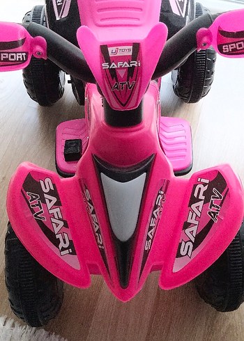 Pembe Safari ATV Elektrikli Binici Araba - Görsel 6