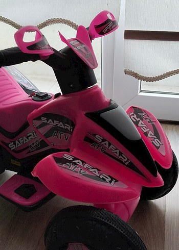 Pembe Safari ATV Elektrikli Binici Araba - Görsel 4