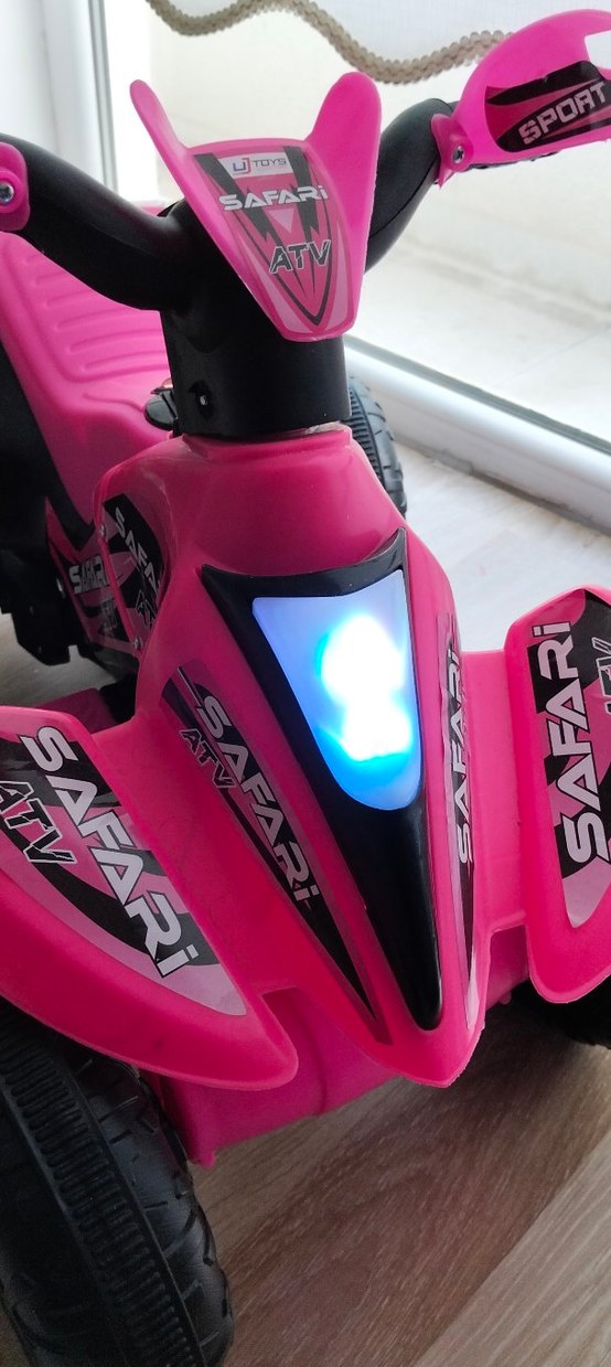 Pembe Safari ATV Elektrikli Binici Araba - Görsel 2
