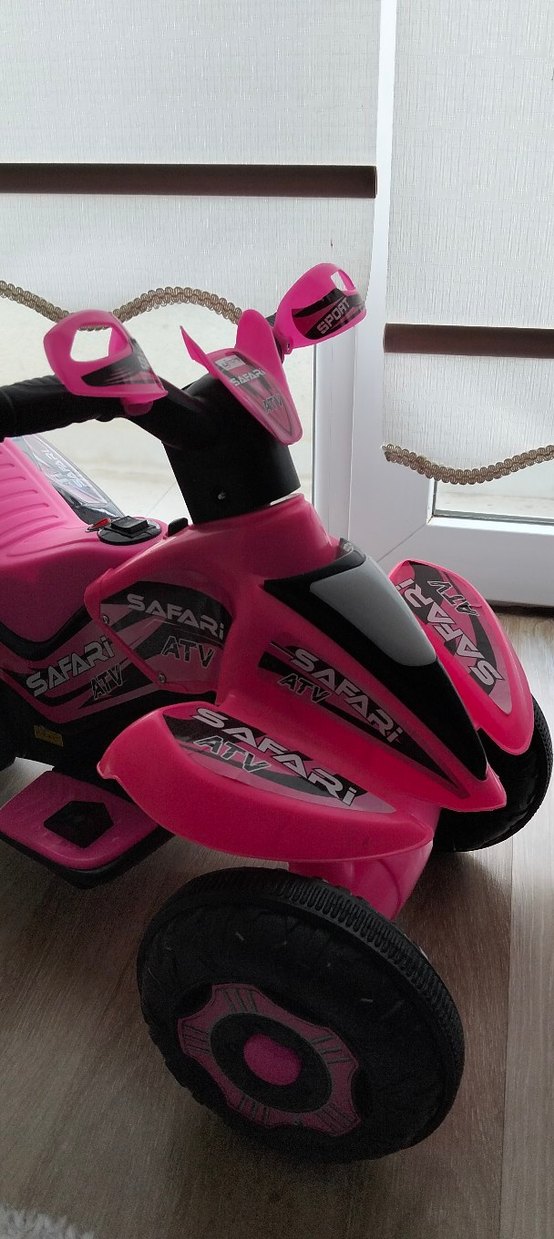 Pembe Safari ATV Elektrikli Binici Araba - Görsel 4