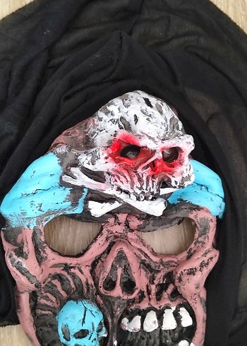 Hallowenn Yeşil Korkunç Maske - Görsel 4