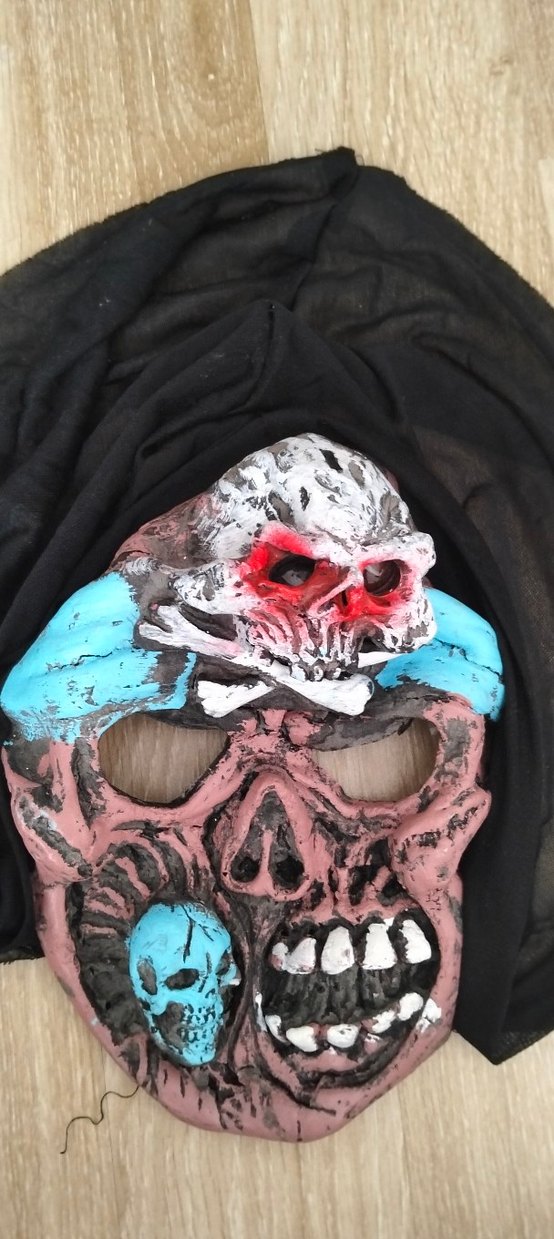 Hallowenn Yeşil Korkunç Maske - Görsel 4