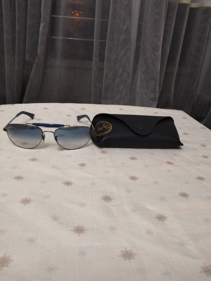 Mavi Gri Tokalı Klasik Erkek Güneş Gözlüğü - Görsel 3