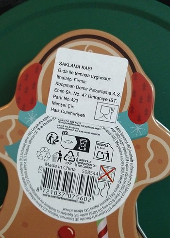 Parlak Kahverengi Zencefilli Adam Kek Kalıbı - Görsel 3