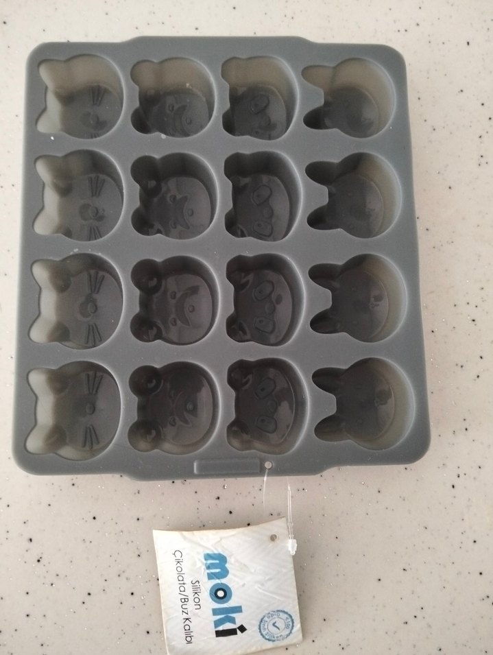 Gri Silikon Çikolata Kalıbı - Görsel 2