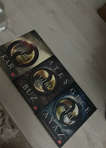  Sara Raasch - Kül, Ateş, Gece Roman Seti