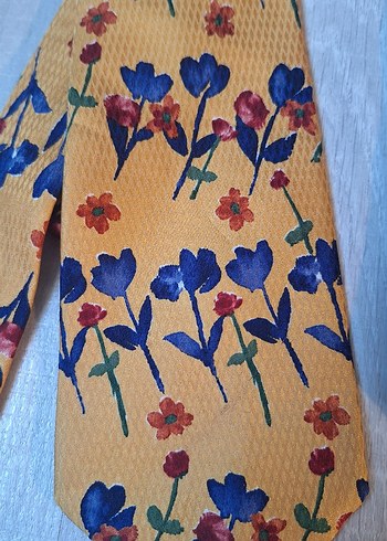 Vintage - Çiçek ve Desenli 2li Kravat - Görsel 2