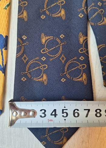 Vintage - Çiçek ve Desenli 2li Kravat - Görsel 7