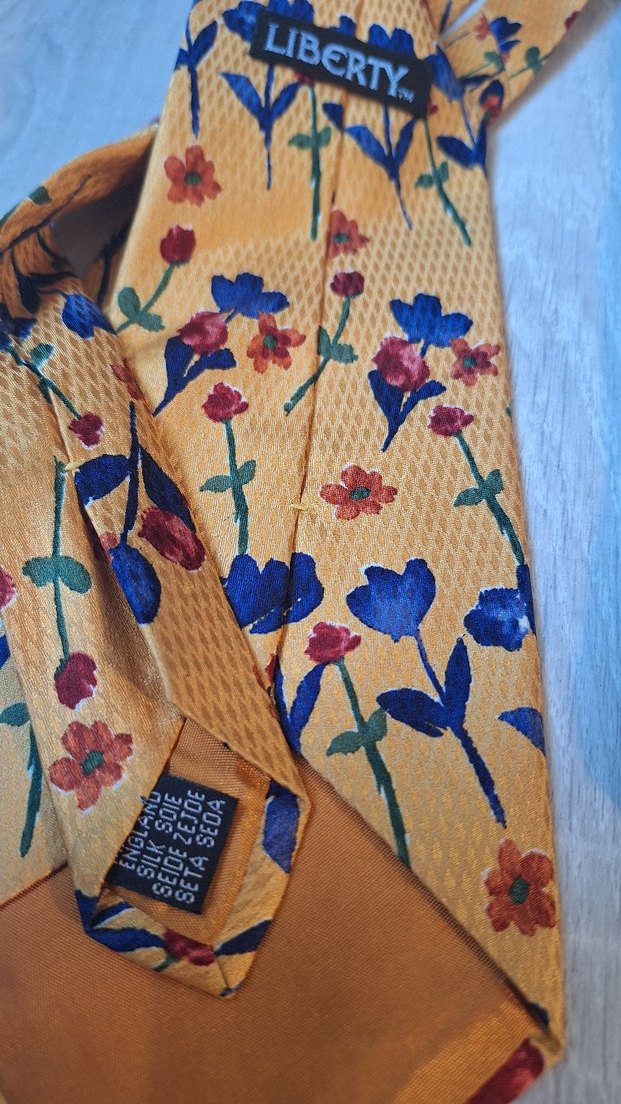 Vintage - Çiçek ve Desenli 2li Kravat - Görsel 5