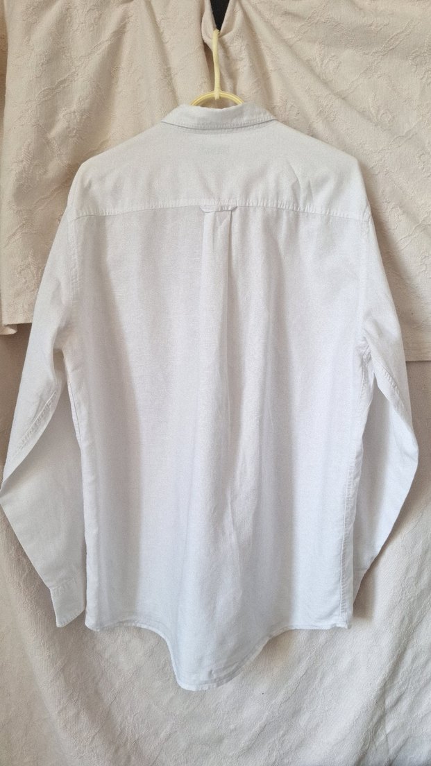 Zara - Erkek Beyaz Uzun Kollu Gömlek - Görsel 2