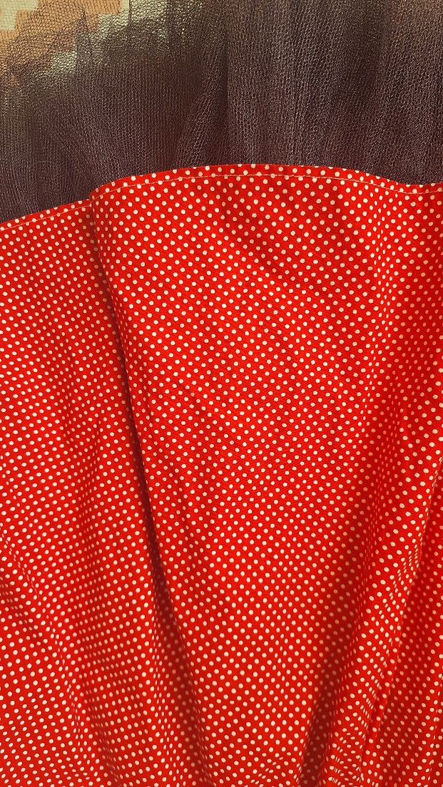 Kırmızı Kabarık Etek - 36 Beden - Görsel 2