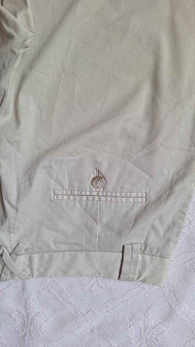 MASSIMO DUTTI - Kadın Bej Bermuda Şort - Görsel 5