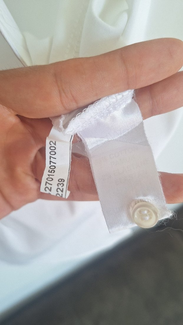 Network - Düğmeli Beyaz Kısa Kollu Kadın Gömlek - Görsel 5