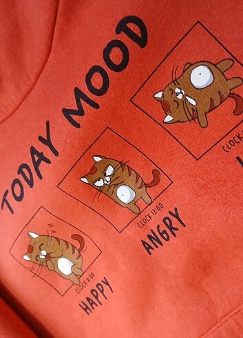 Koton Kadın Turuncu Sweatshirt