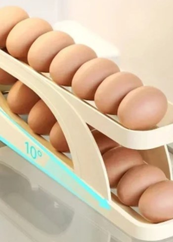 Beyaz Çoklu Yumurta Rafı - Görsel 2