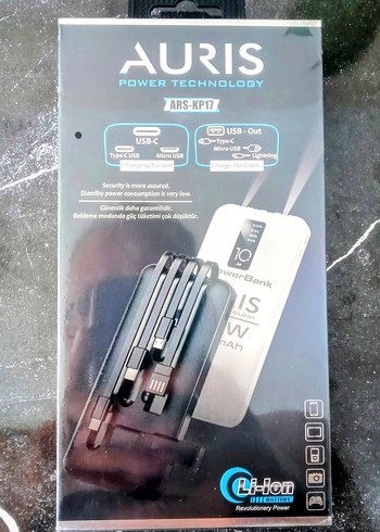 Auris ARS-KP17 10000 mAh 37.5 W POWERBANK