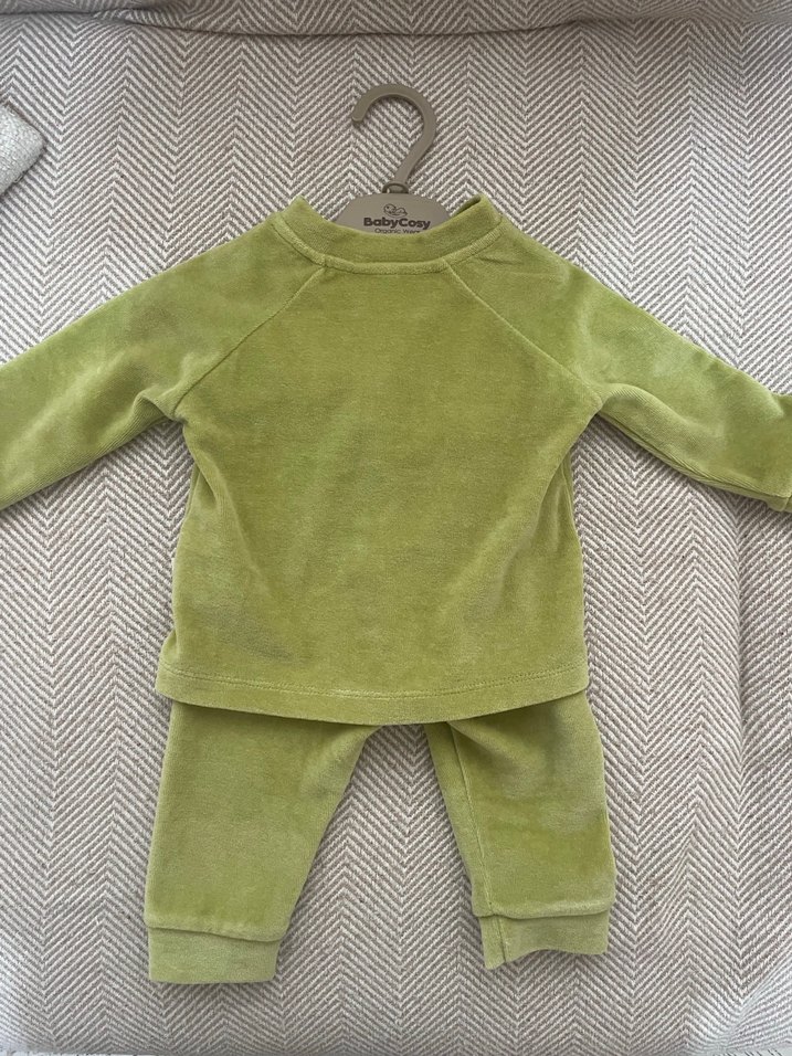 Yeşil Nakışlı Bebek Takımı - Görsel 2