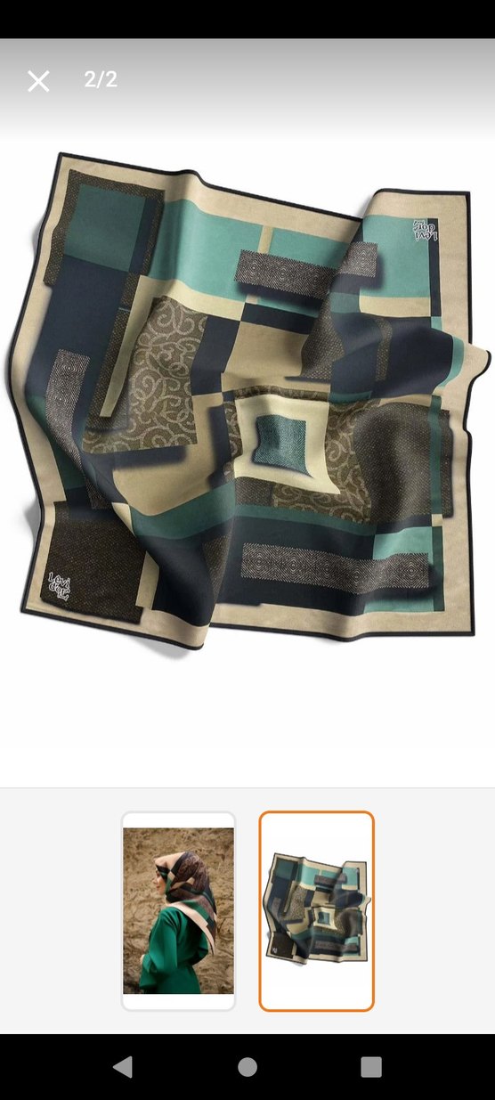 levidor twillEşarp - Görsel 2