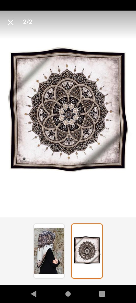 vissona ipek eşarp - Görsel 2