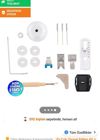 Singer Simple Turkuaz Dikiş Makinesi - Görsel 3