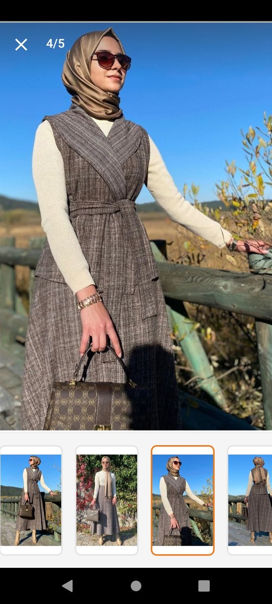 rabia samli elbise - Görsel 3