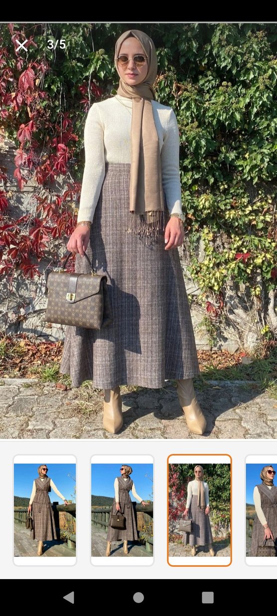 rabia samli elbise - Görsel 2