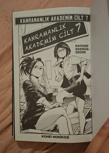 Kahramanlık Akademim BNHA my hero academia MHA cilt 7 7. cilt - Görsel 10