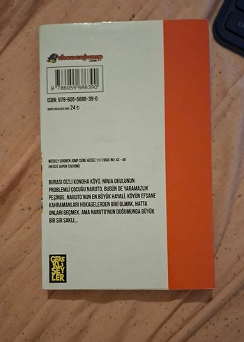 Naruto 1. Cilt naruto manga cilt 1 Masashi Kişimoto - Görsel 2