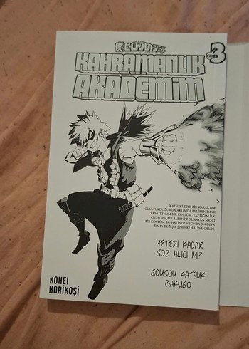 Kahramanlık Akademim mha bnha Cilt 3 my hero academia 3. cilt - Görsel 3