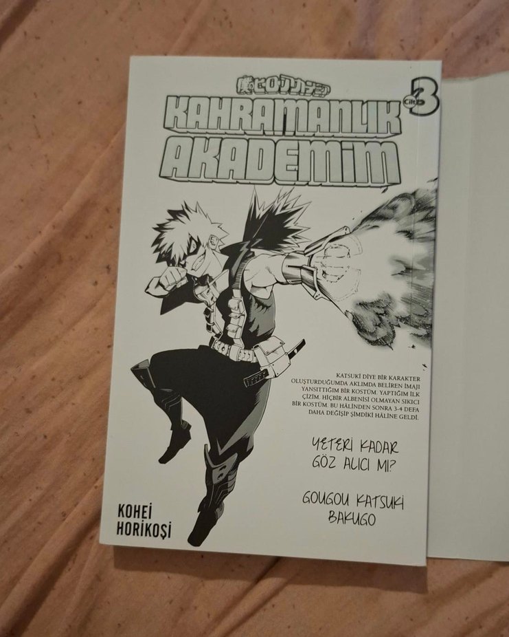 Kahramanlık Akademim mha bnha Cilt 3 my hero academia 3. cilt - Görsel 3