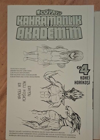 Kahramanlık Akademisi Cilt 4 my hero academia 4. cilt bnha mha - Görsel 3