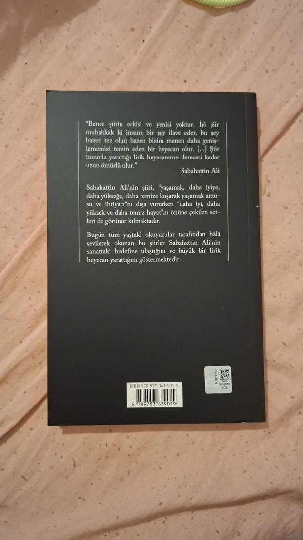 Sabahattin Ali - Bütün Şiirleri - Görsel 3