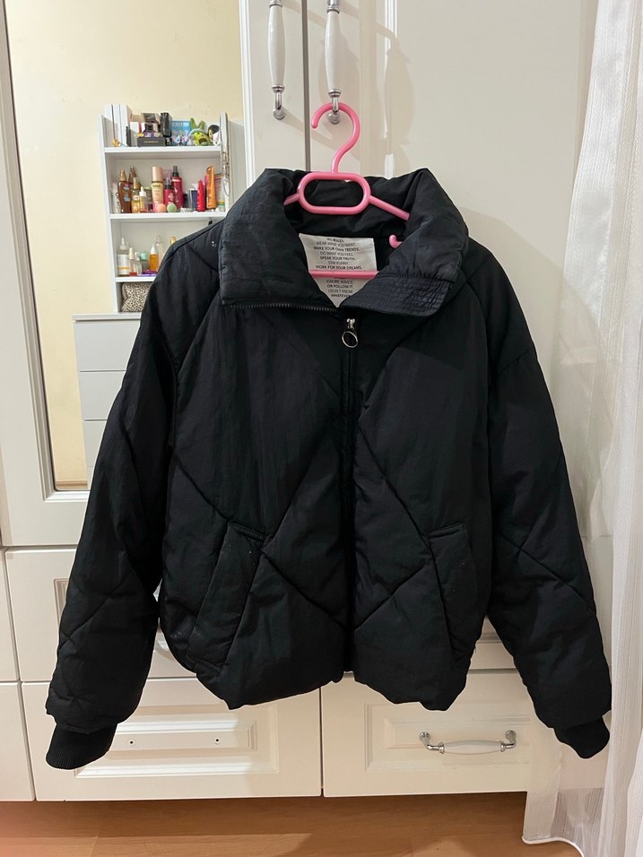 Kadın Siyah Mont - Görsel 2