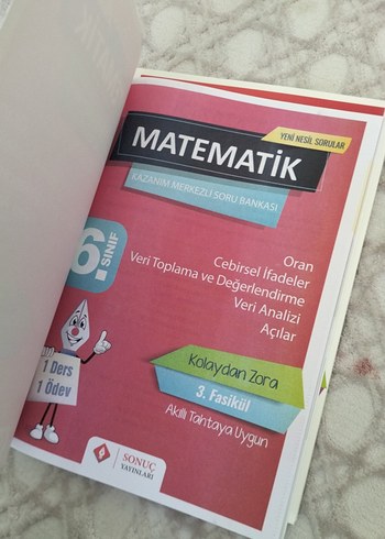  Beden Renk 6. Sınıf Matematik Kazanım Merkezli Soru Bankası Fasikül