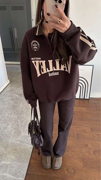 diğer Beden Acı kahve şardonlu sweat