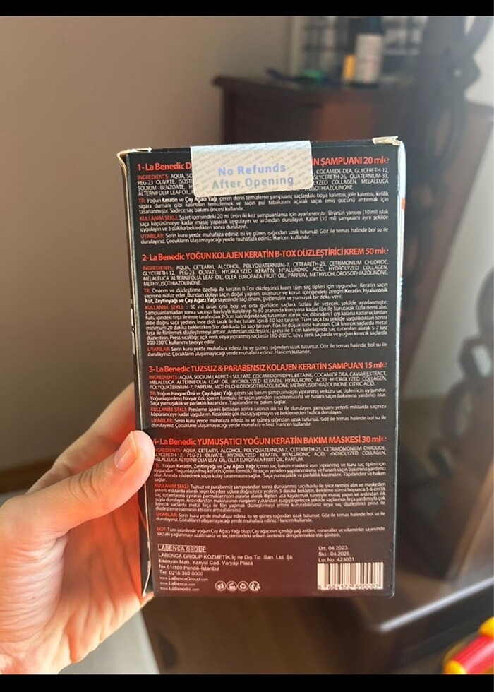 Keratin Botox Kiti - Görsel 3