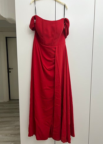 Kırmızı abiye - Görsel 2