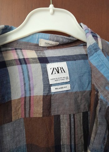 Zara Zara Rahat Kesim Uzun Kollu Kareli Gömlek